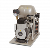EKOM DK50-10 Z/M (S/M)- безмасляный компрессор для одной стоматологической установки c осушителем