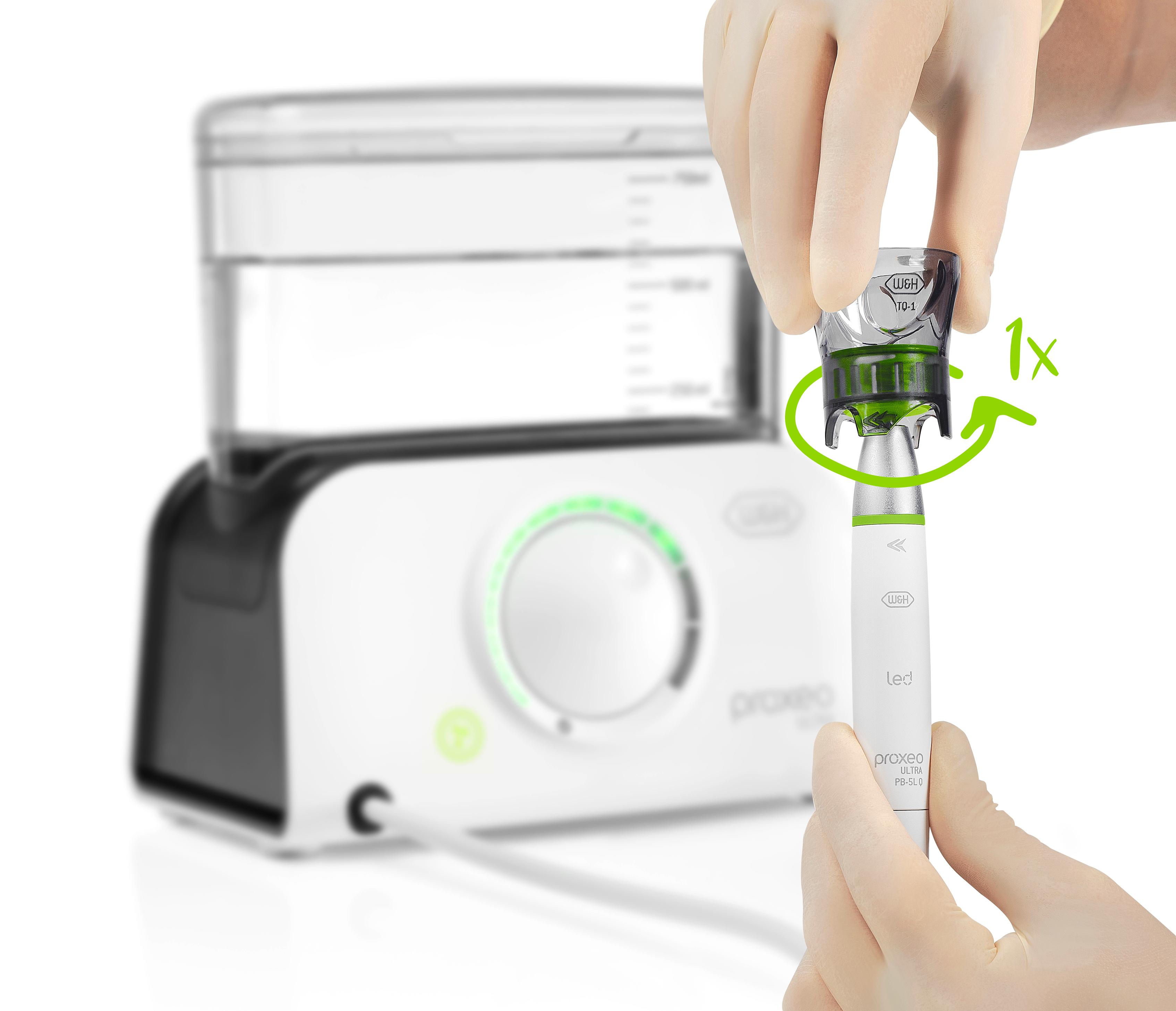 Proxeo Ultra PB-530 - пьезоскалер со светом в комплекте с беспроводной педалью и 4 насадками
